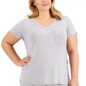 ALFANI Plus Size Pajama T-Shirt, 2X